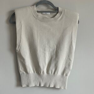 Babaton Beige Knit Sweater